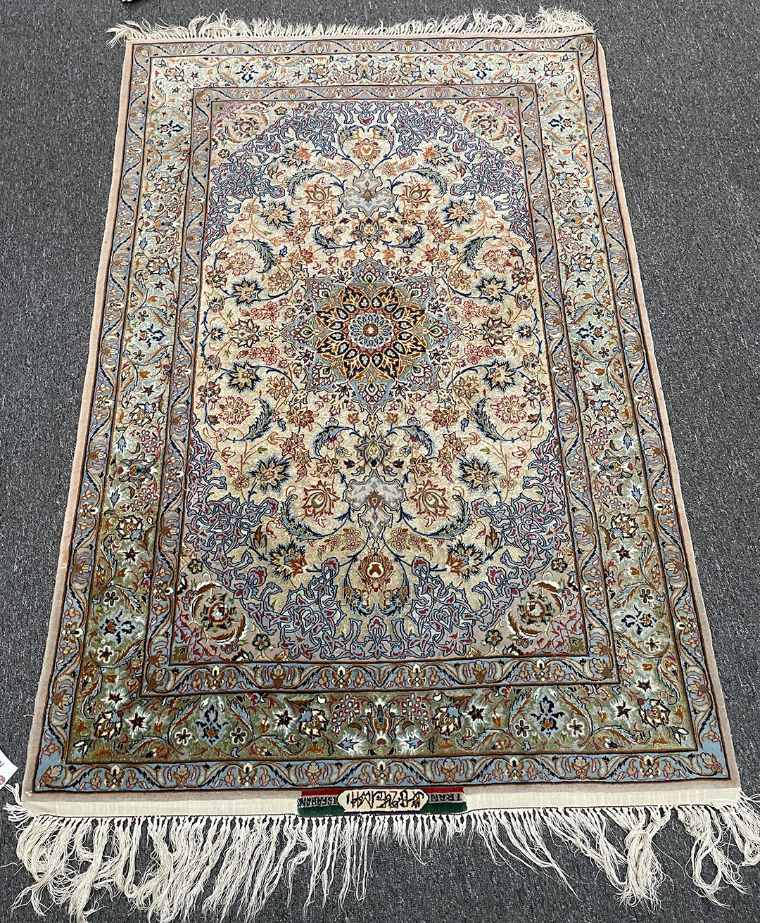 Persian rug has fringe that is wearing away and the owner wants to save it from further damage.